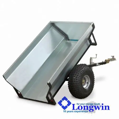 2018 hot sell selling Lawnmowers and trimmers poly tray dump cart trailer