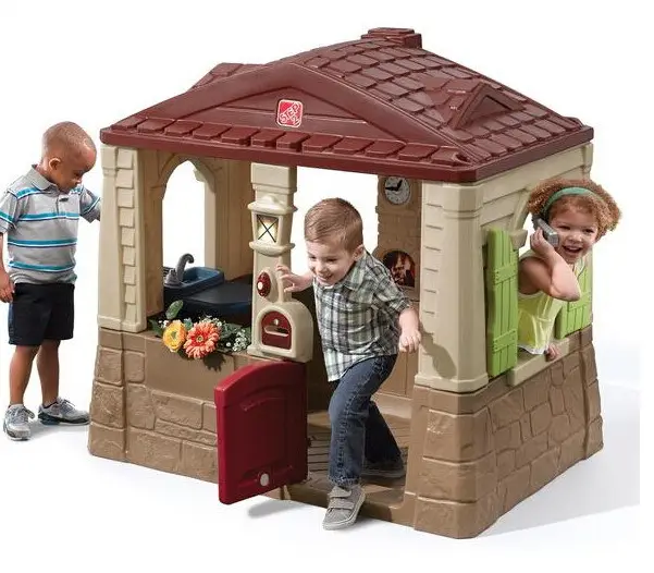 Kids plastic toys daycare toys indoor children playhouse kids pretend game toy plastic playhouse for sale