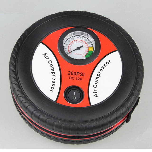 Новинка 260 PSI 12V автомобильный портативный насос для шин мини воздушный компрессор