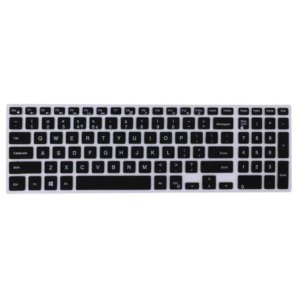 Силиконовый протектор клавиатуры для 15,6 дюймового Dell Inspiron 15 17, чехол для клавиатуры Dell