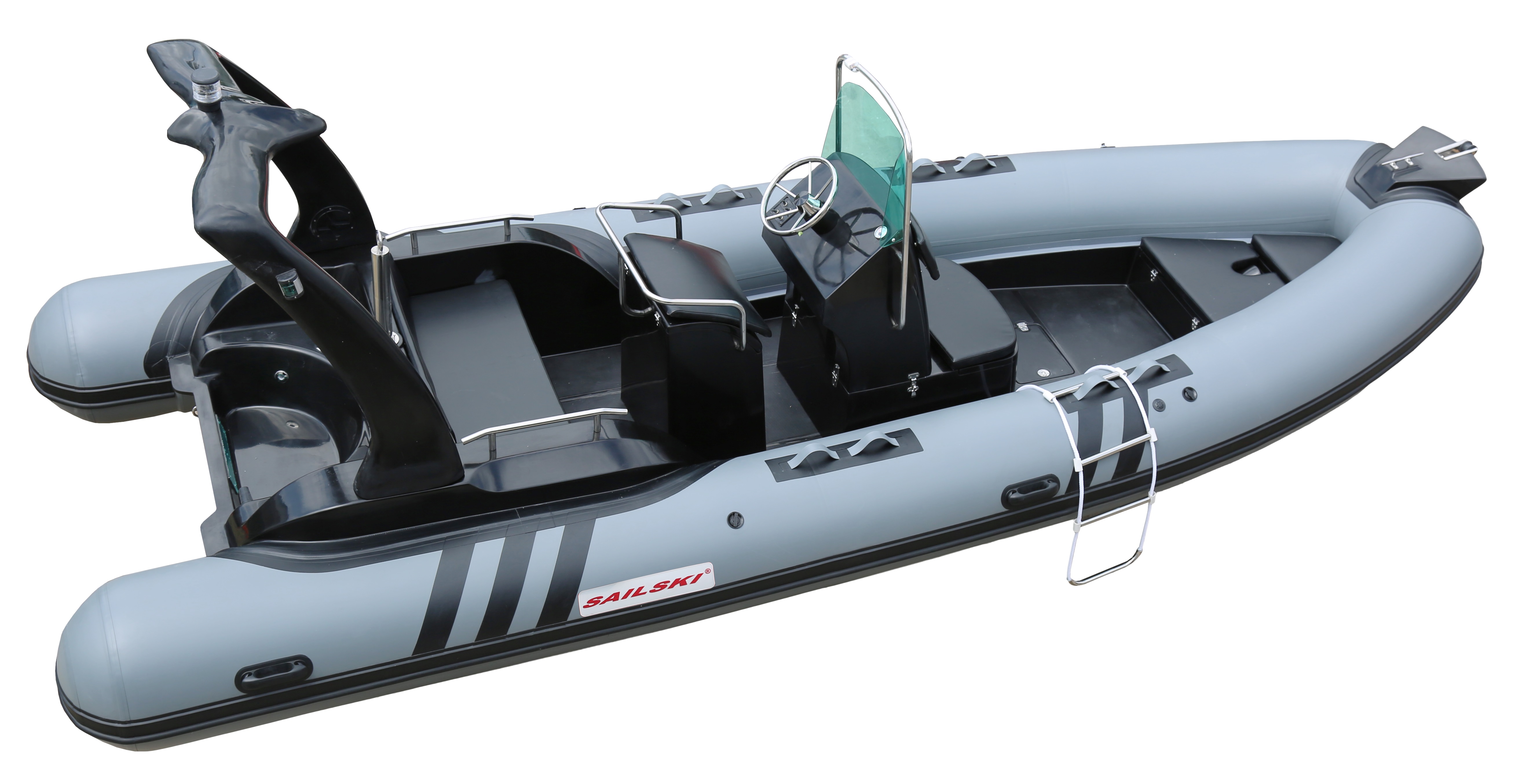 Надувная лодка rib hypalon (длина от 3,3 до 7,6 м, корпус из стекловолокна, подвесной мотор)