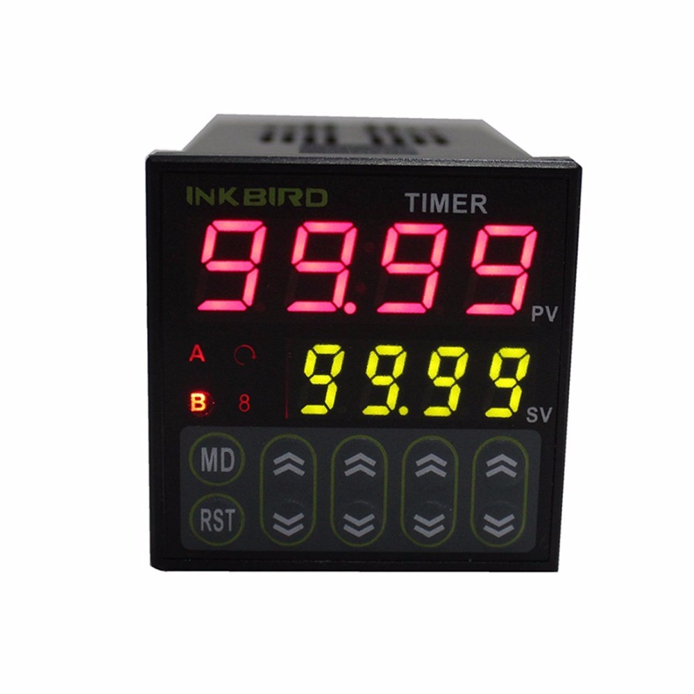 Программируемый цифровой таймер Inkbird IDT-E2RH switch с двойным дисплеем