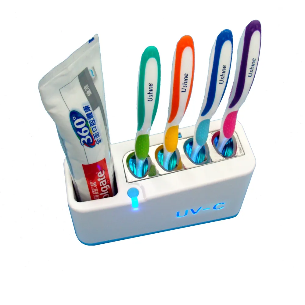 China supplier wholesale UV sterilization toothbrush & toothpaste holder