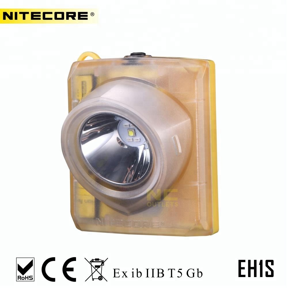NITECORE EH1S 260 люмен IP68 18650 батарея добыча пожаротушения взрывозащищенный свет Глава лампы факел