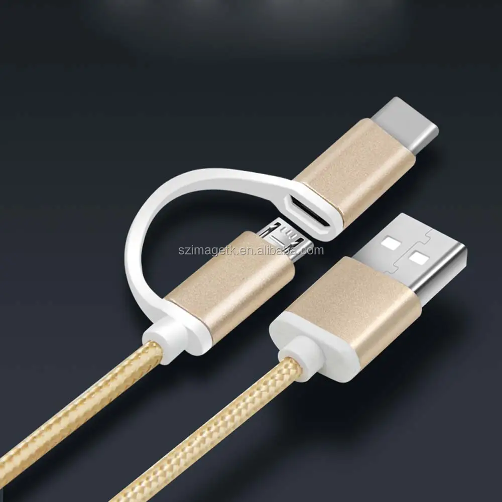 2016 Новые 2 в 1 Порт Micro USB Данных Зарядный Кабель Линия Передачи Данных Для sasung, android-телефон