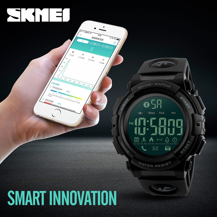 Skmei 1303 smart watch cheap compatible with android apps instructions bluetooth pedometer