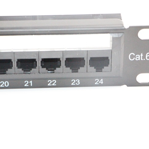 2019 индивидуальные 1U UTP CAT6 UTP 24 порта патч-панель RJ45 с keystone jack