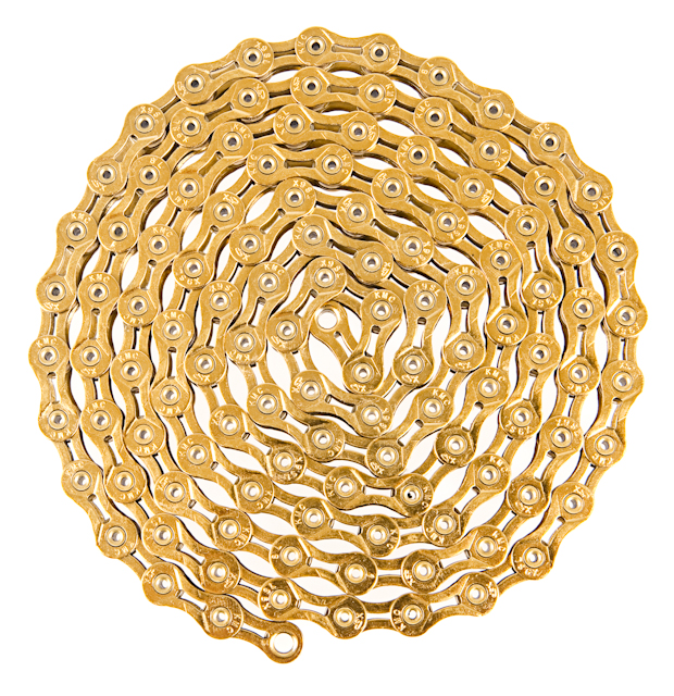 Цепь X9SL Gold Super Light Double X 9 Speed, 1/2x11/128, 116 звеньев