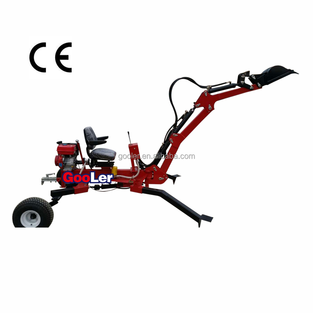 Буксируемый экскаватор-погрузчик Kohler/Honda/B $ S/LF с бензиновым двигателем ATV, новый дизайн, горячая распродажа