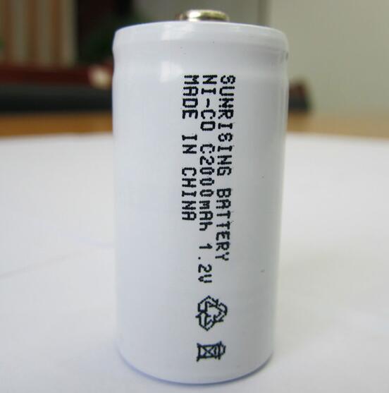 Высокая мощность Ni-Cd перезаряжаемые батареи Размер c 2500mah 1,2 v nicd батареи