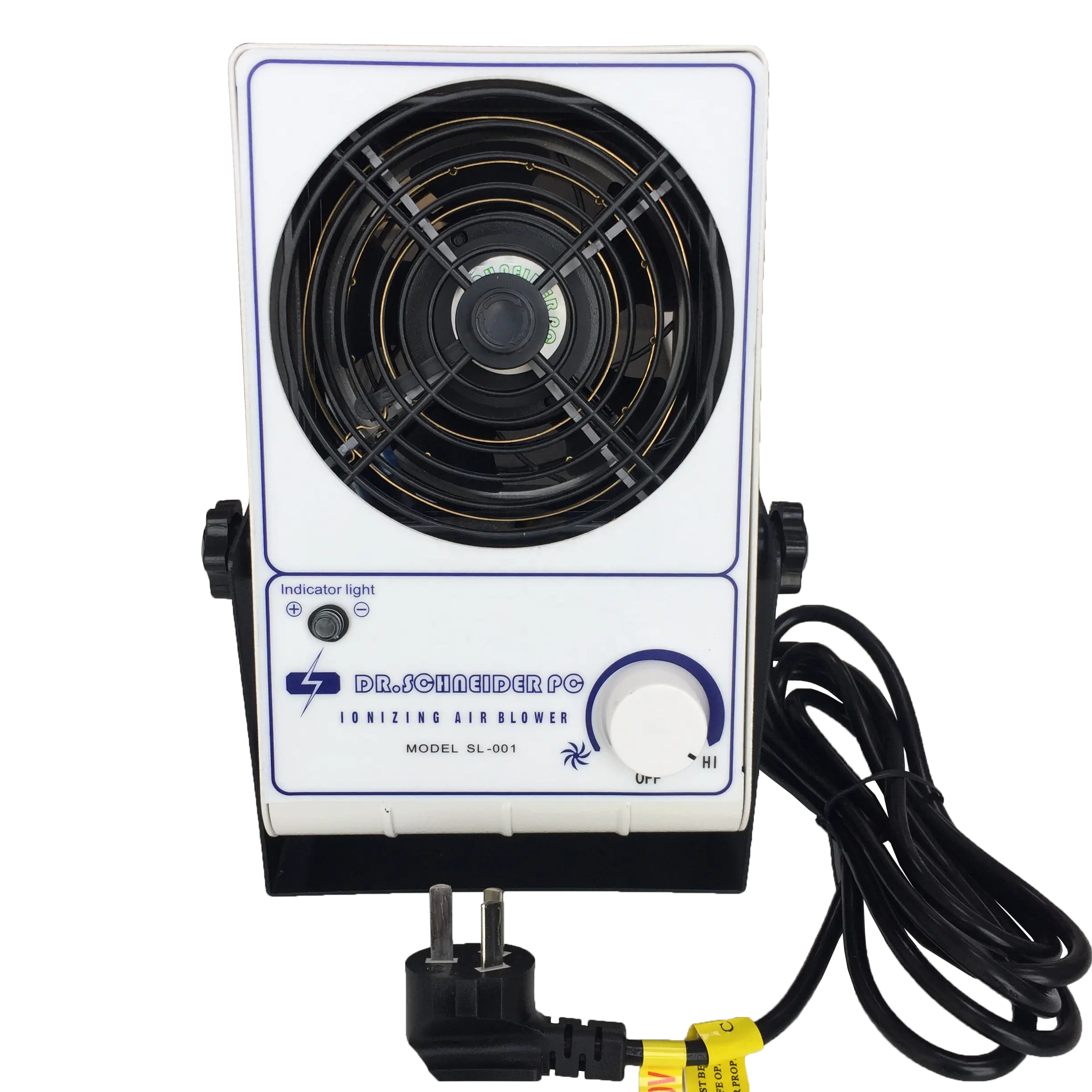 SL-001 Настольный антистатический ионизатор вентилятора, ионизирующий воздуходувка для оптовых продаж