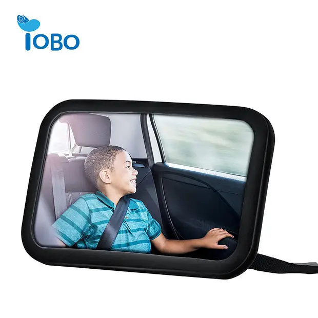 Amazon, лидер продаж, индивидуальный логотип, большой размер, широкоугольный Регулируемый, защищенный, прозрачный вид, безопасное детское автомобильное зеркало