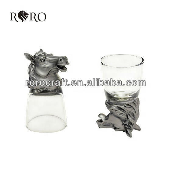 RORO 2 # лошадиный оловянный хрустальный бокал винный бокал шутер бокал