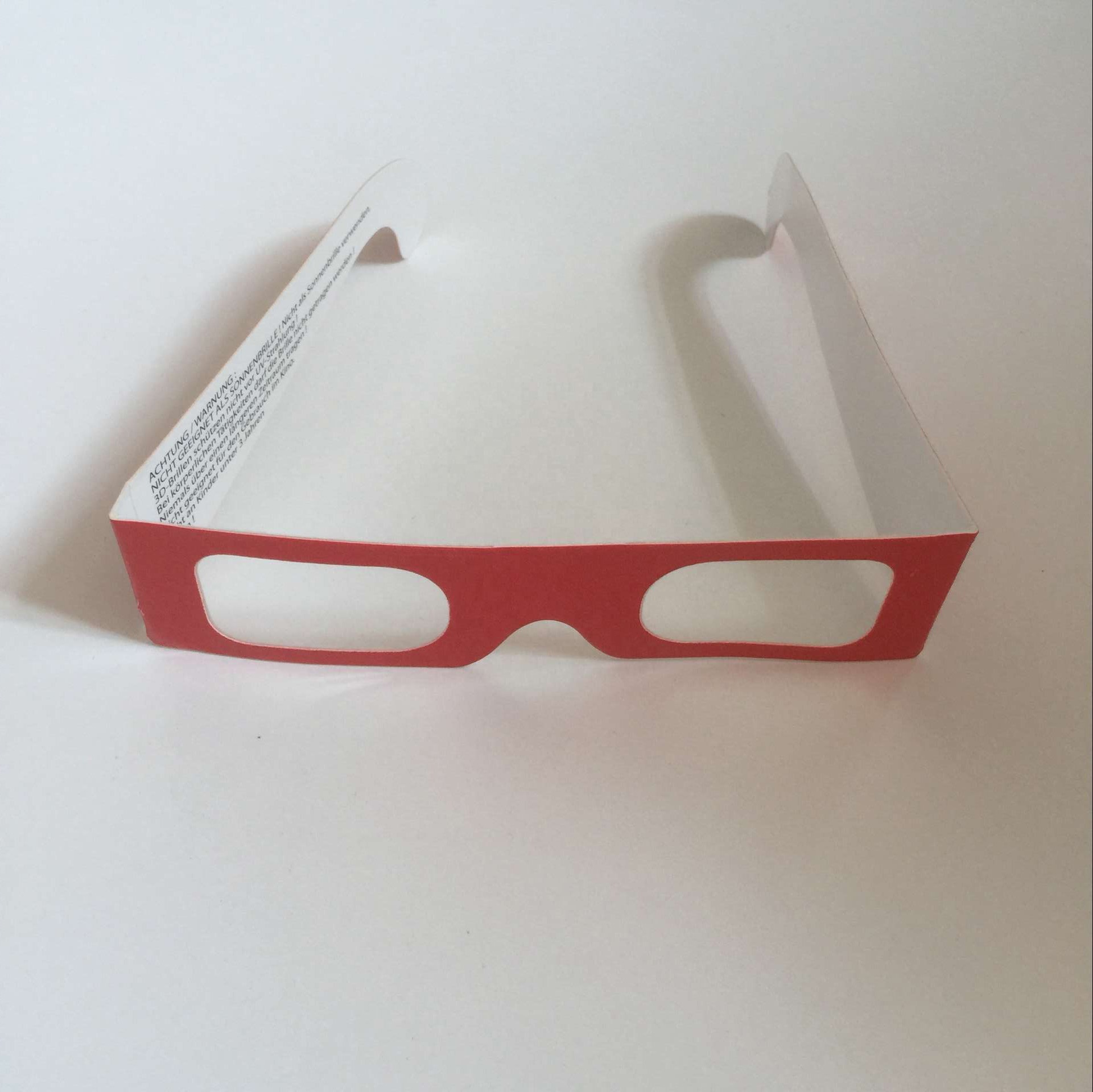 Пользовательские логотип chomadepth 3D бумажные очки для детей