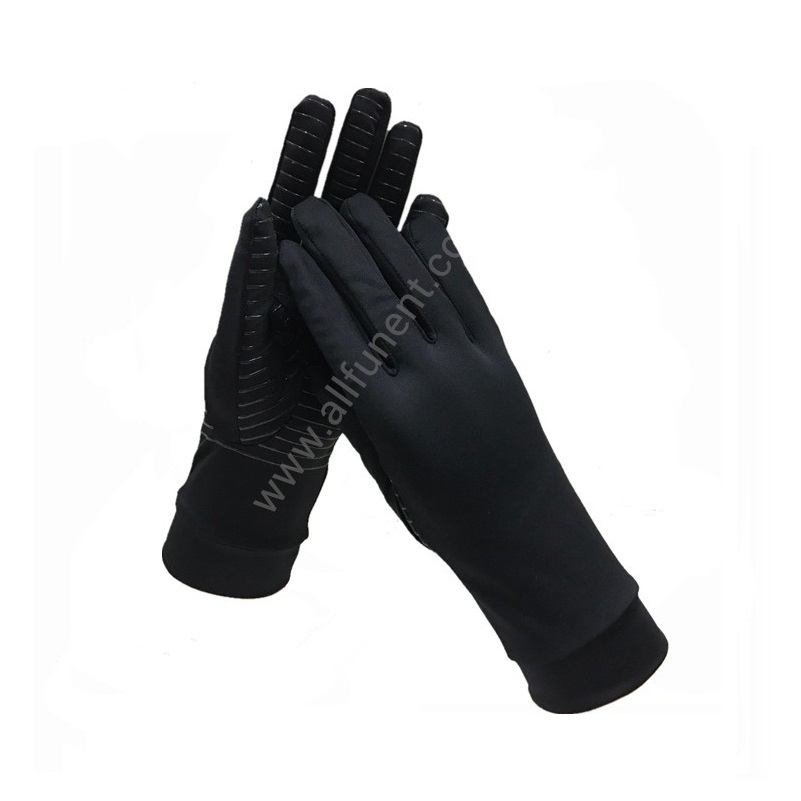 Full Fingers Copper Nylon Compression Therapy Gloves Arthritis Gloves