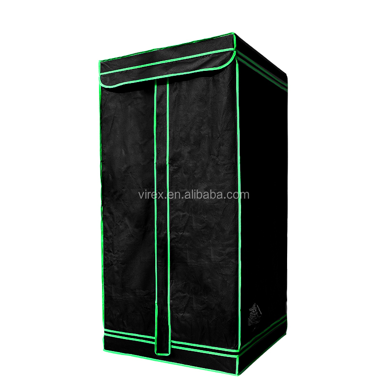 80x80x160 см гидропонный садовый Темный комнатный лавсаровый 600D тент для выращивания в помещении