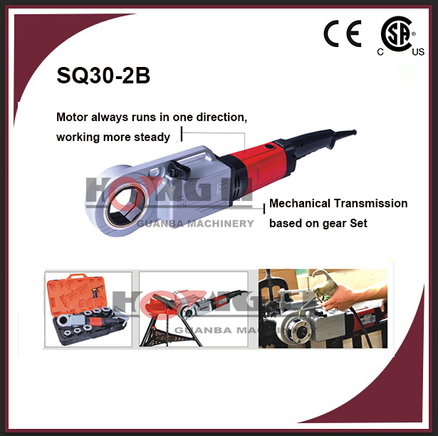 Ручное устройство для нарезки труб SQ30-2B нарезной станок подходит для RIDGID Dies
