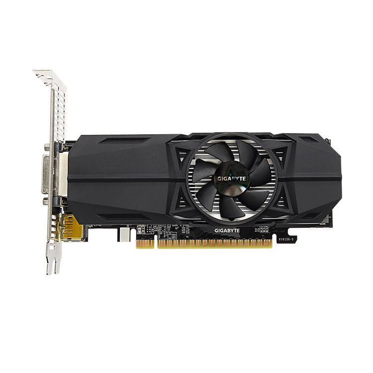 Видеокарта GIGABYTE NVIDIA GTX1050 OC 2G GDDR5 высокого качества, низкопрофильная