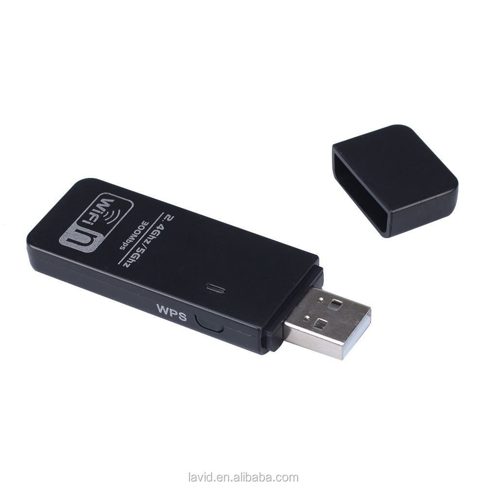Горячая Распродажа 300 Мбит/с двухдиапазонный Wifi беспроводной-N USB адаптер/приемник lan карты