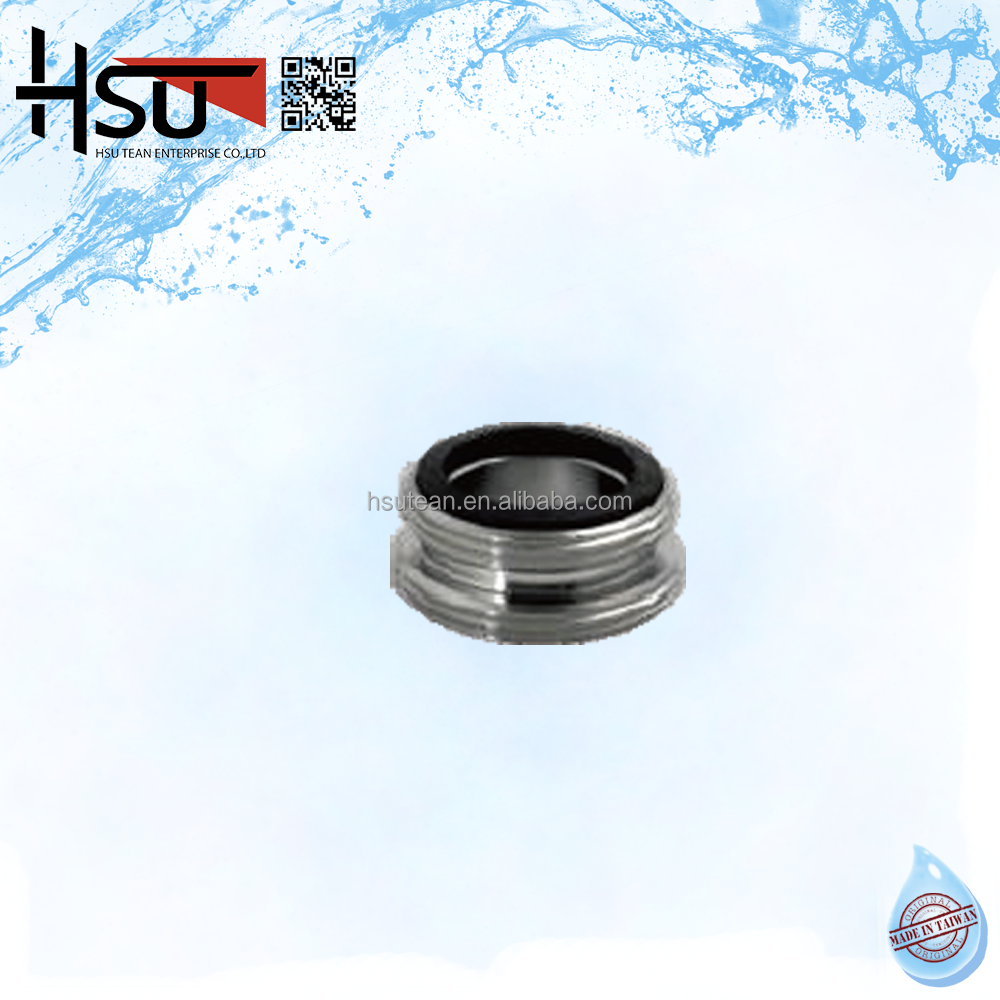 Internal brass chrome plated faucet adapter
