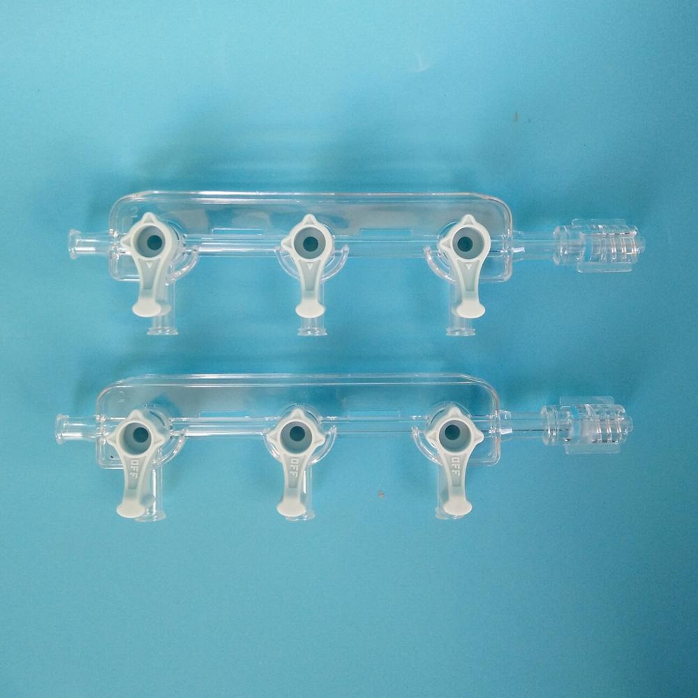 pressure 500psi 3 way direction control manifold stopcock valve, three way controller inlet manifolds tool IV Infusion