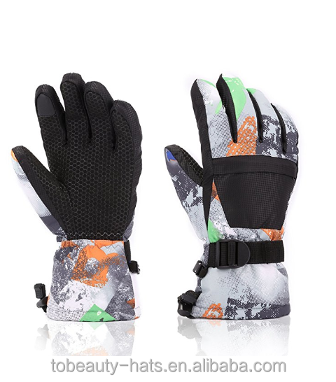 ODM&OEM Waterproof and windproof ski glove for woman and man