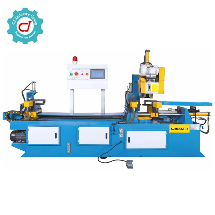 CNC нержавеющая сталь металл железная труба резьбонарезной станок автоматический резак режущий станок для труб