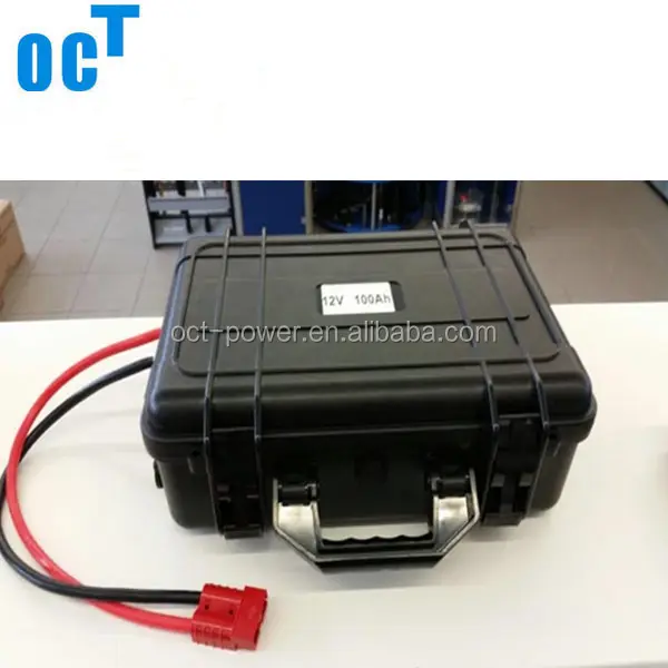 Battery 12v 12v 100ah Battery Rechargeble Battery Waterproof Case