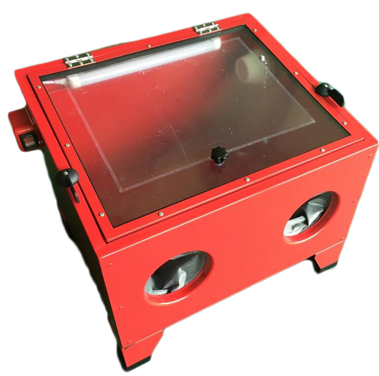 Портативная пескоструйная машина SBC90Portable, автоматическое оборудование для пескоструйной обработки, ленточный конвейер, дробеструйная машина