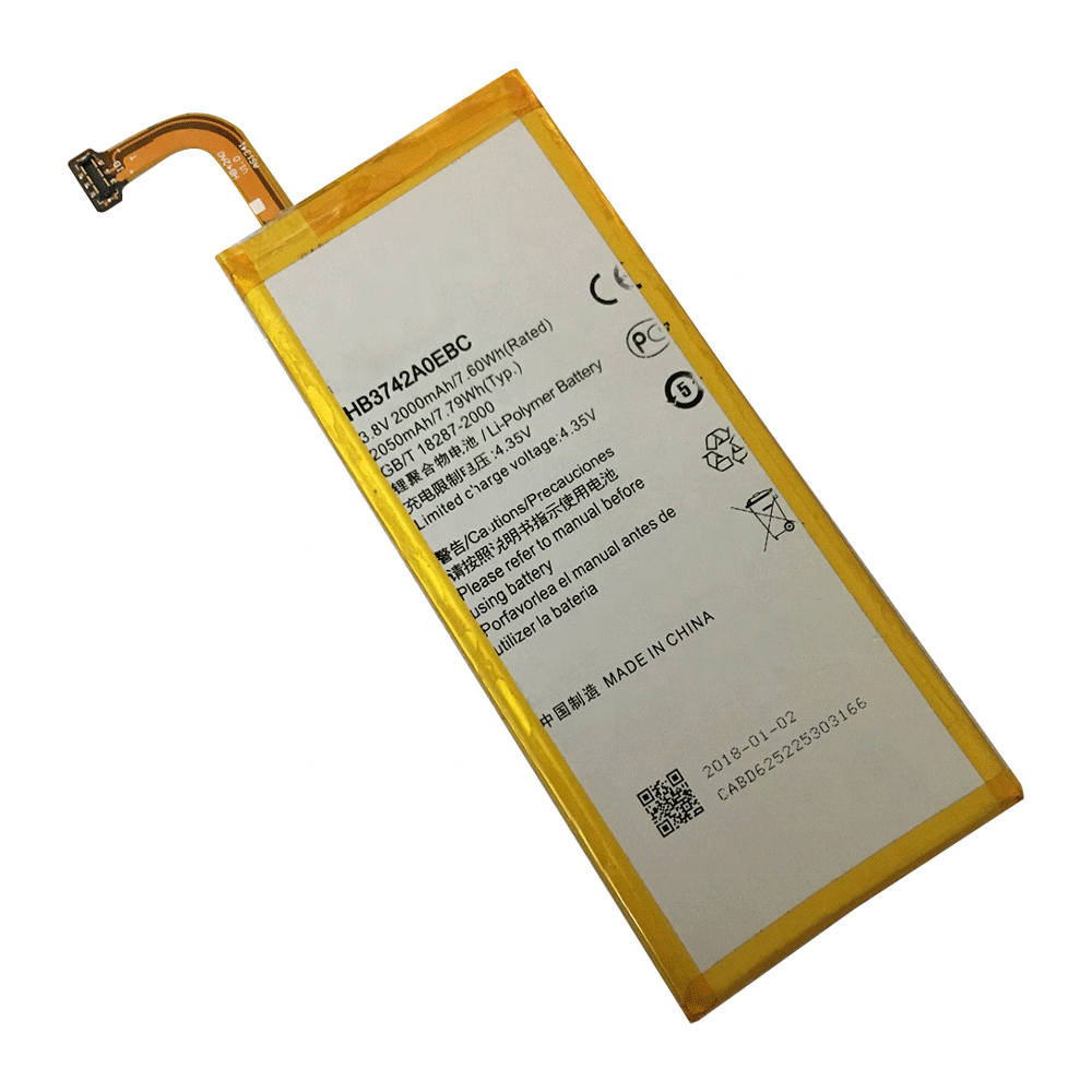 3,8 В 2000 мАч HB3742A0EBC Аккумуляторы для Huawei Ascend P6 P7 Mini батареи мобильного телефона