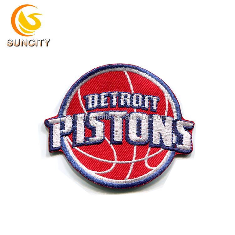 Пользовательский дизайн, нашивка для NBA, Baskeball, Детройт, поршни, вышивка, нашивка