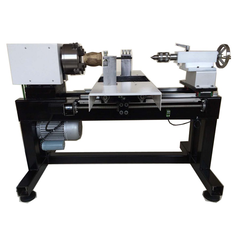 Automatic manual wood lathe with free software computer