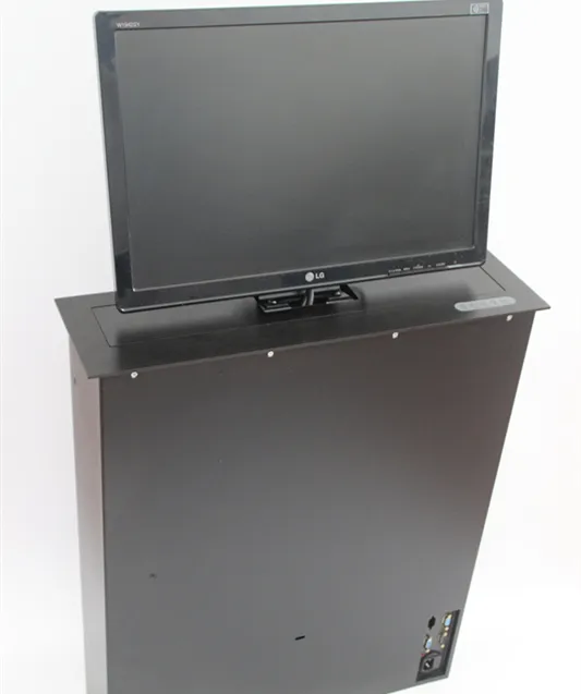 Junnan wholesale video conference system hidden motorized computer lcd monitor lift