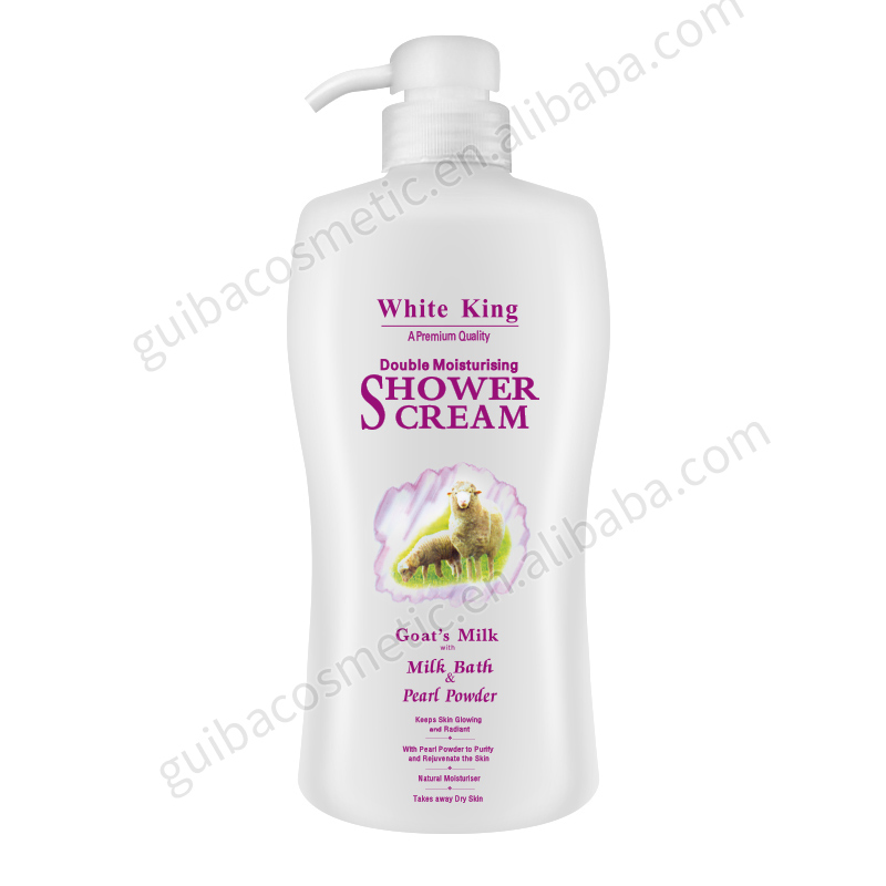 White King Goat's Milk with milk bath & pearl powder shower gel 1000ml