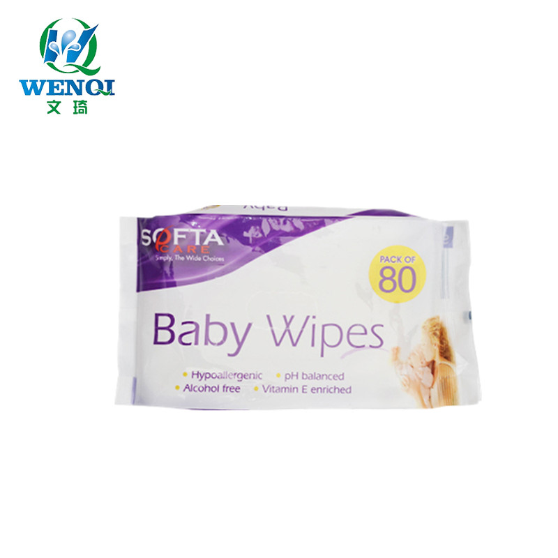 Гипоаллергенный витамин е алкоголь бесплатно нетканые baby wipe 80 шт