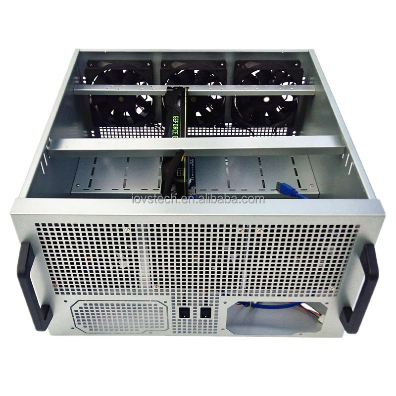 Хит продаж 6GPU 8GPU ETH Биткоин rack Mining Case