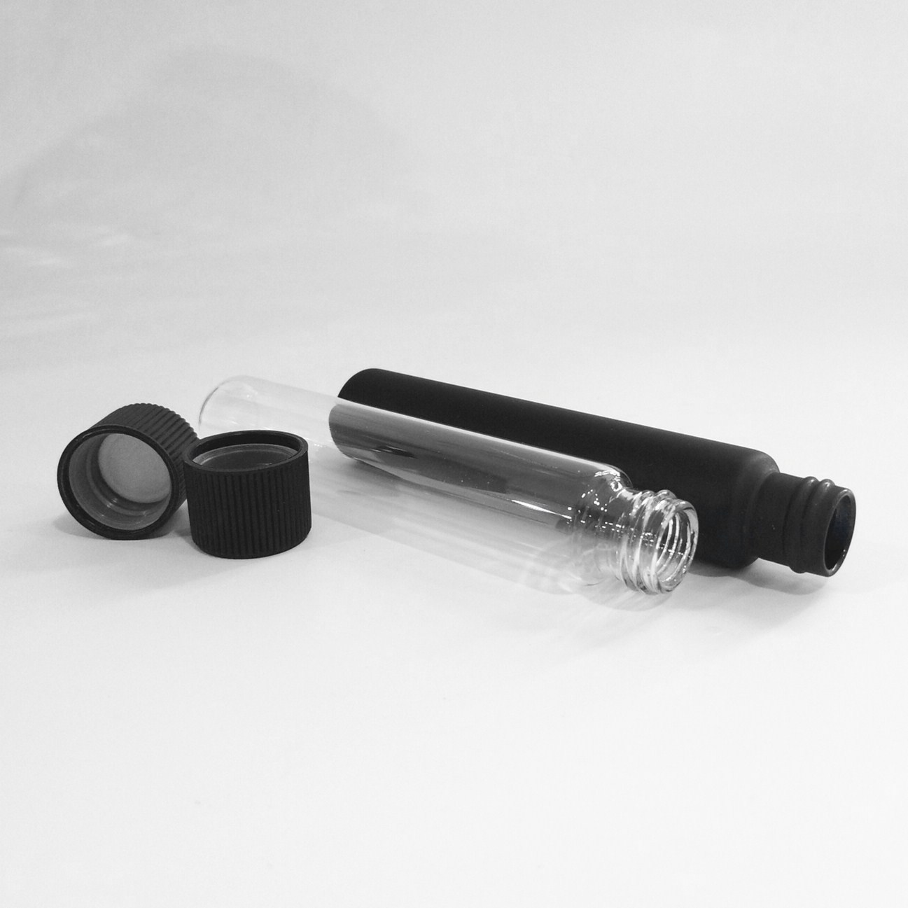 10ml 15ml 30ml air tight food grade custom pre roll blunt joint childproof glass tube with painting and logo printing