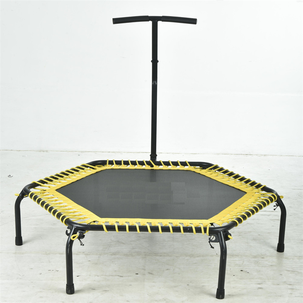 48'' 125 CM Round Hexagonal Hexagon Shape Trampoline Indoor Outdoor Exercise Trampoline for Adult