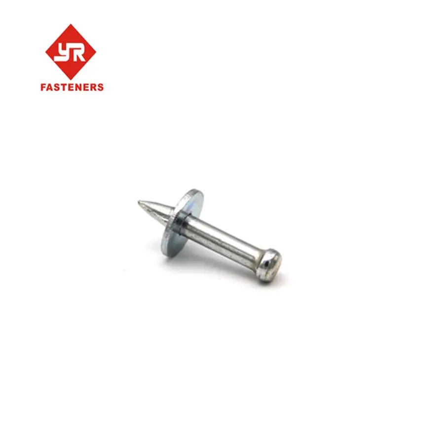 Hot selling galvanized drive pins nk with steel washer