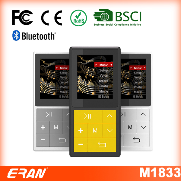 OEM/ODM завод снабжения хорошая цена mp4 музыкальный плеер с hi-fi звука и функция bluetooth mp4 плеер