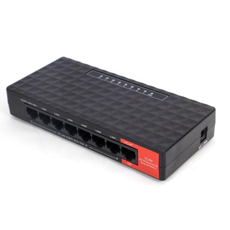 GEPON EPON ONU 100/1000 м 8 портов питания PD RPOE обратный коммутатор питания через ethernet