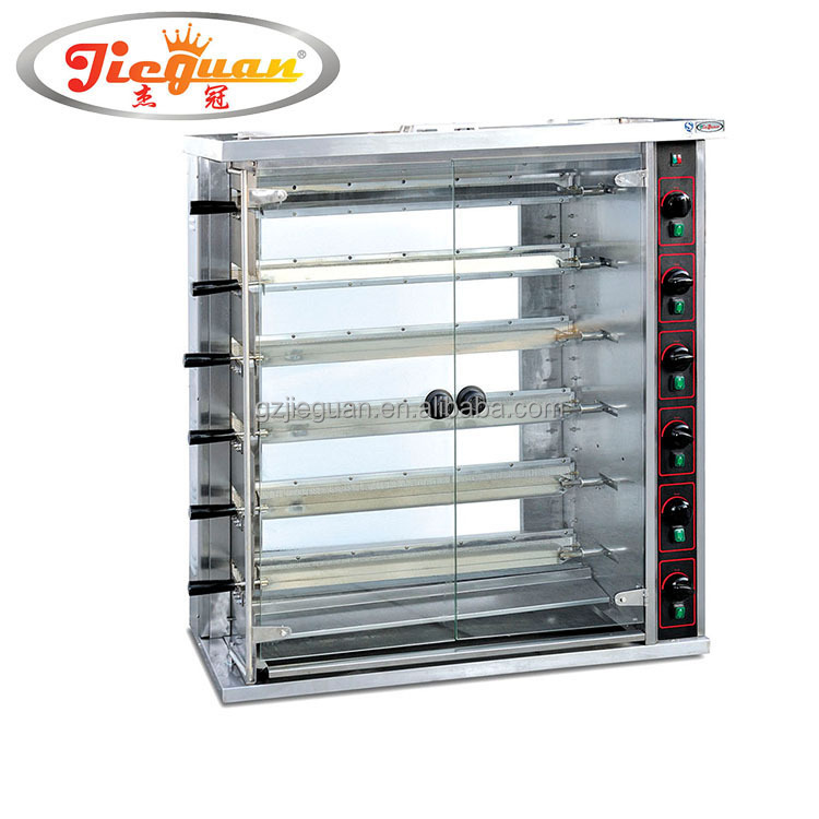 6 слой курица rotisseries газа с полкой JGT-6P для продажи