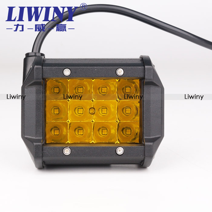 Liwiny светодио дный автомобиля Светодиодные пятно света В 12 В 24 36 Вт желтый дальнего светодио дный