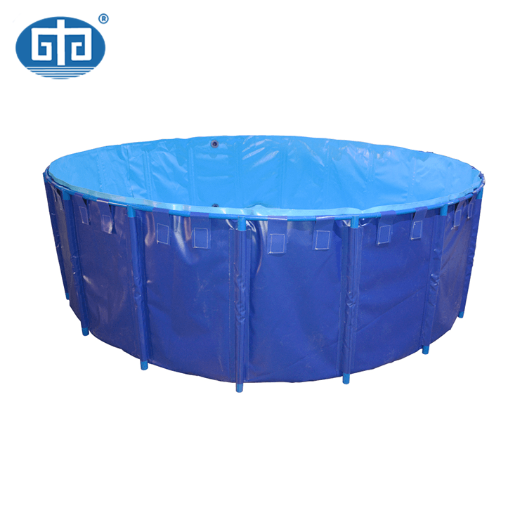 Recirculating water circulation fish farming tanks