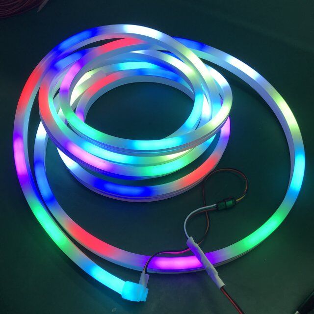 Ip67 Открытый 14 мм 16 мм 20 мм 24 В адресуемых DMX RGB 360 градусов пикселей круглый светодиодный неоновый Flex 12 В