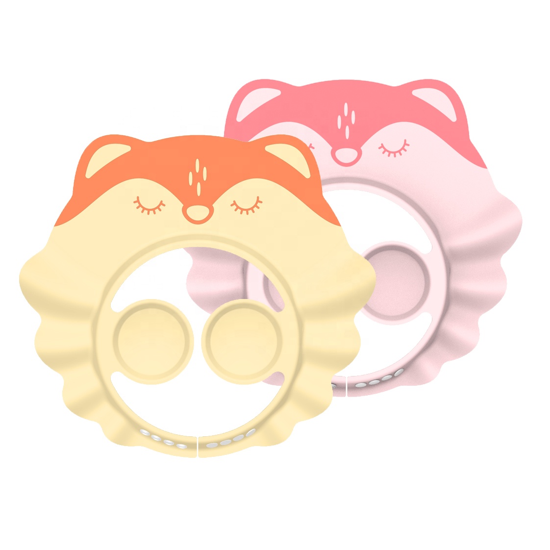 YM-01 The fox animal Eco friendly Child safety shower ear protect baby shampoo shower cap