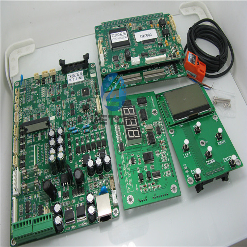 1 комплект, УФ плоская печатная плата Ultraprint TX800, двойная головка с кабелем