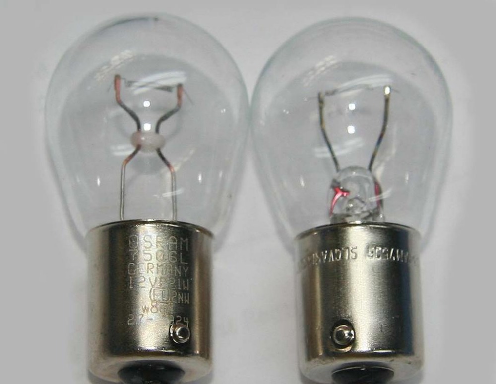 Osram 12V S25 7506 P21W BA15s E1 сделано в германии