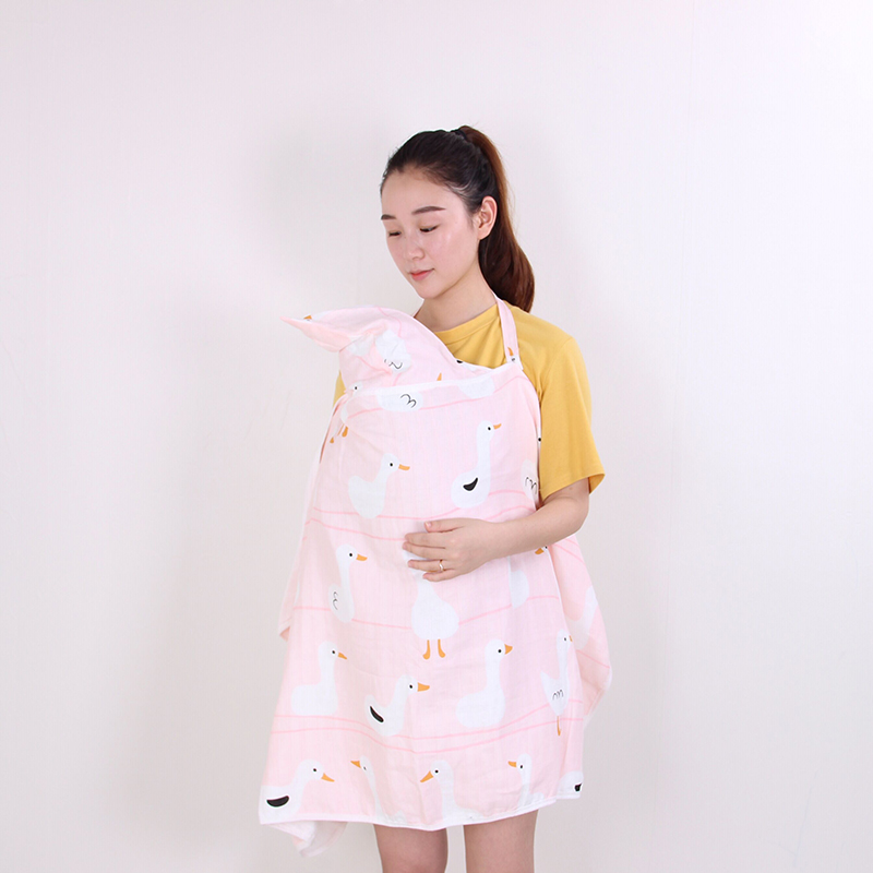 muslin tree100%cotton infant fog nursing cover baby breastfeeding