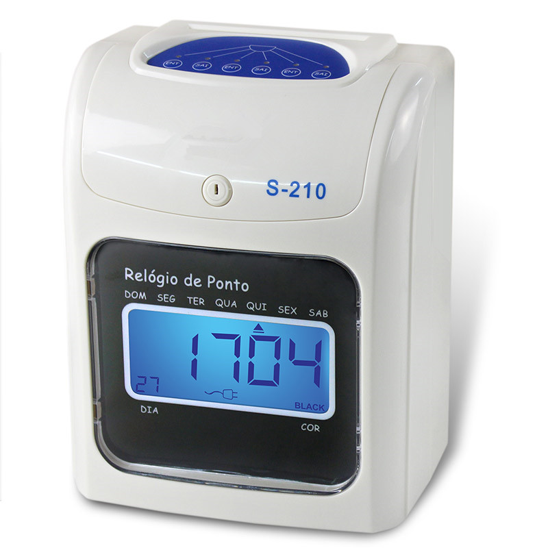 SF-210 High Quality Electronic Time Attendance Recorder Punch Card Machine